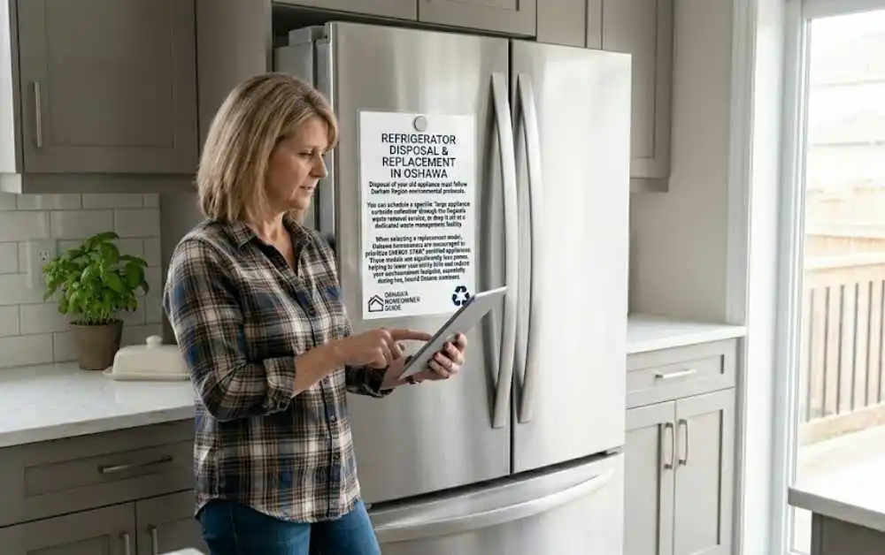 Refrigerator Disposal and Replacement in Oshawa