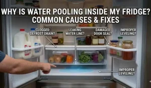 Why Is Water Pooling Inside My Fridge Common Causes & Fixes