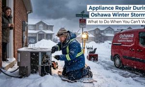 Appliance Repair During Oshawa Winter Storms What to Do When You Can't Wait