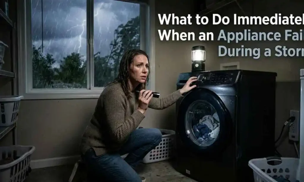 What to Do Immediately When an Appliance Fails During a Storm